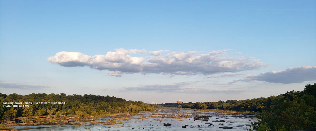 James River looking toward Richmond James River looking toward Richmond