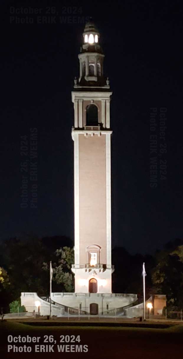 Carillon Tower at Night Carillon Tower at Night
