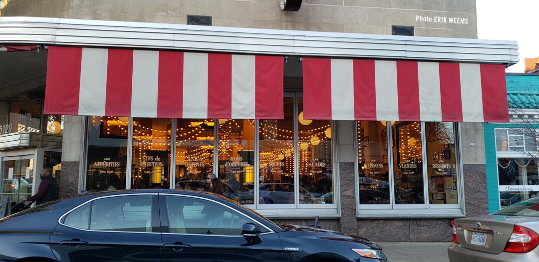 Can Can Restaurant in Carytown - click to enlarge Can Can Restaurant in Carytown
