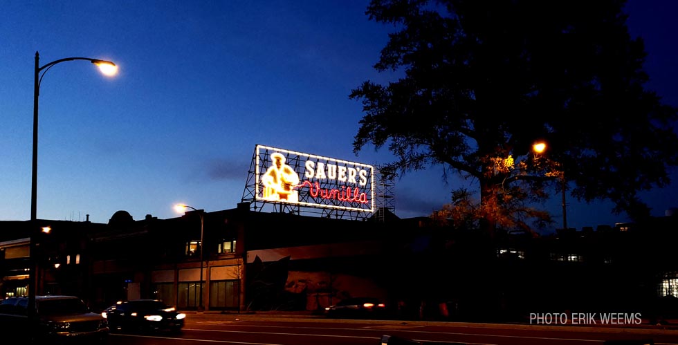SAUER BUILDING SIGN Richmond Virginia