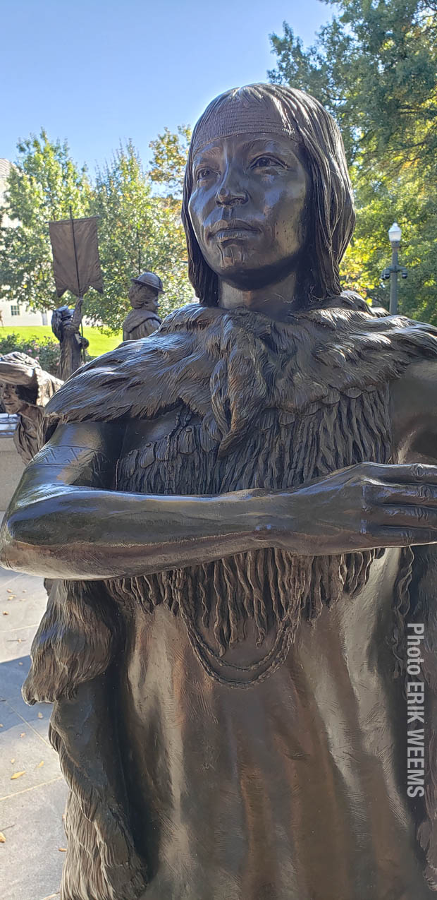 Native American Statue Capitol Park Richmond Native American Statue Capitol Park Richmond