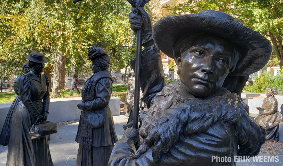 Suffragatte Statues in Capitol Park Richmond Virginia Suffragatte Statues in Capitol Park Richmond Virginia